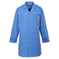 Portwest AS10 Anti-Static ESD Stud Front Coat Various Colours