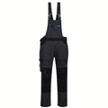 Portwest T704 WX3 Kneepad Work Bib and Brace Metal Grey Large