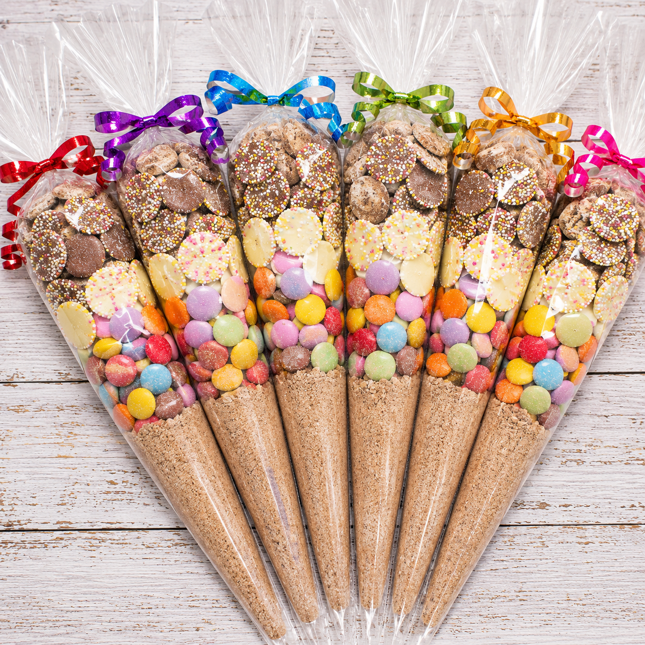 Prefilled Sweet Shop Made Chocolate Sweet Cone