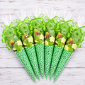 Prefilled Sweet Shop Made Green Sweet Cone