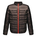 Regatta TRA496 Firedown Down Touch Insulated Work Jacket Black/Red 3XL