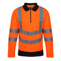 Regatta TRS192 Pro Hi-Vis Long Sleeved Polo Shirt