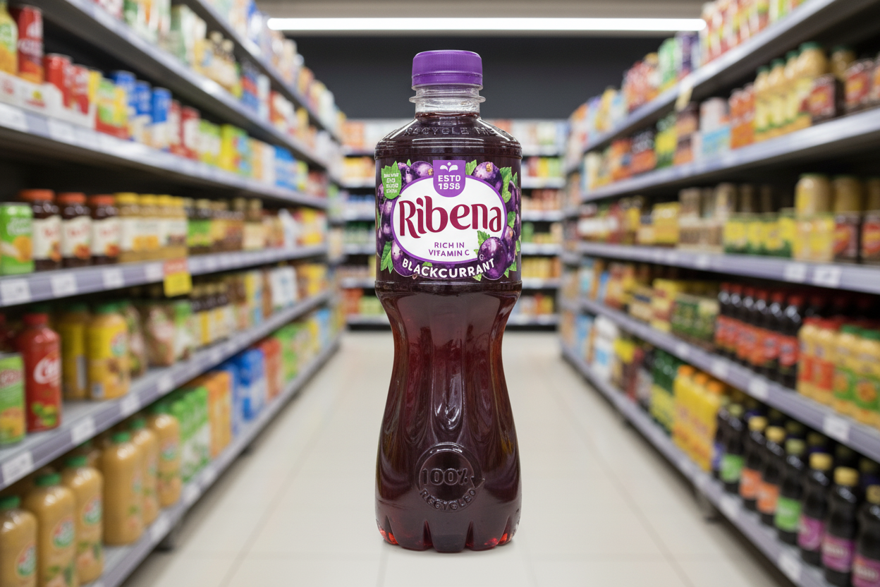 12 x Ribena Blackcurrant Juice Drink 500Ml