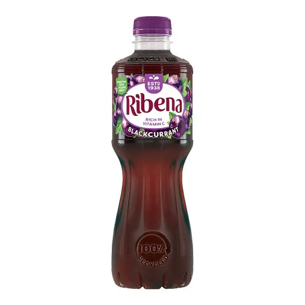 12 x Ribena Blackcurrant Juice Drink 500Ml