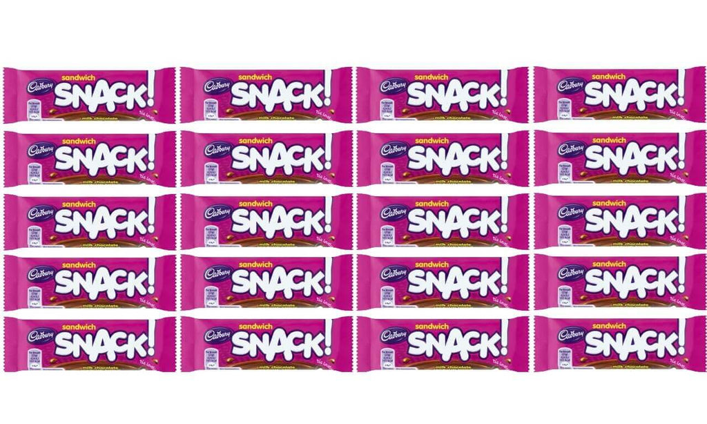 20 x Cadbury Snack Sandwich 22Gm