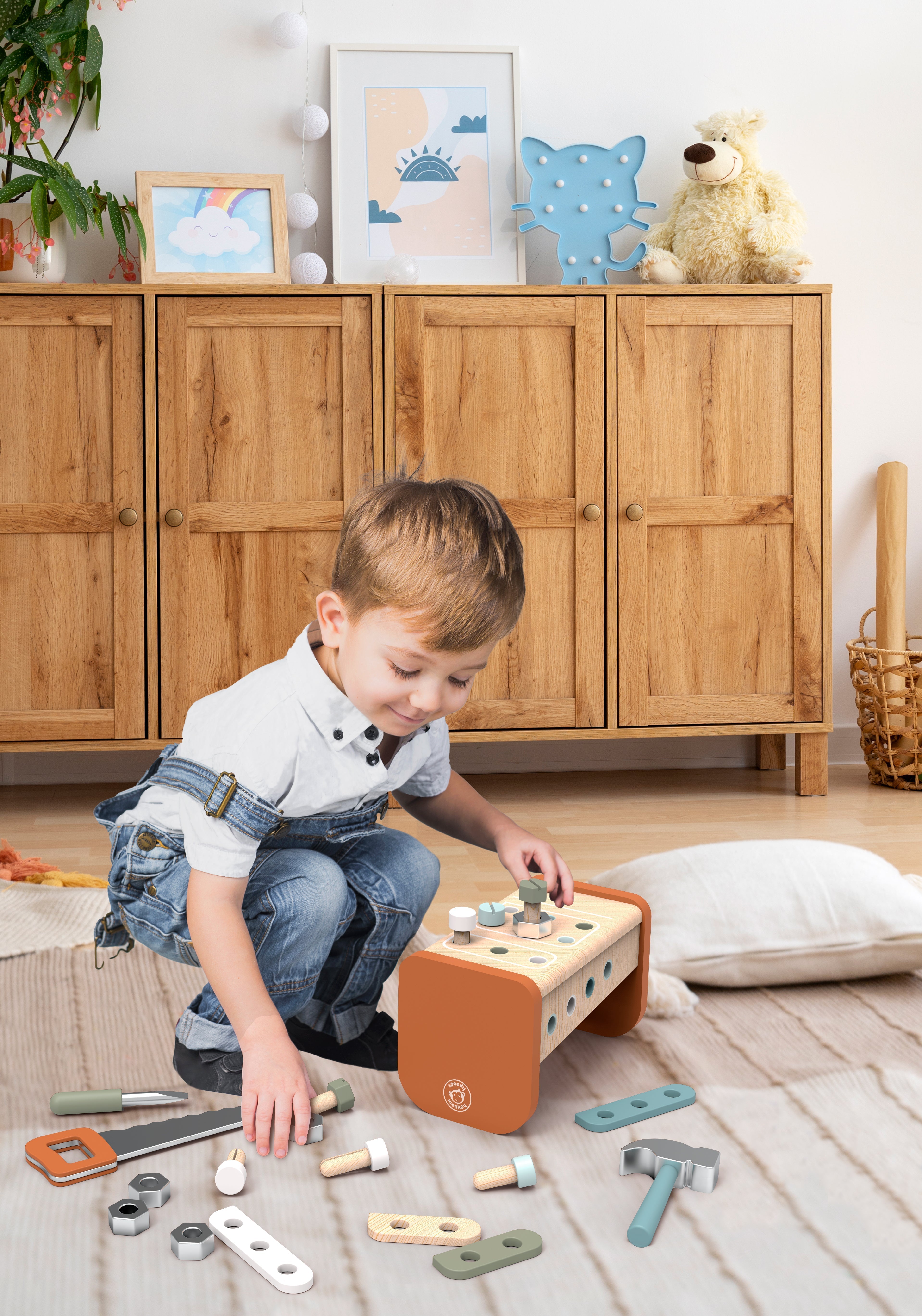 Speedy Monkey 2 in 1 Tool Box & Workbench