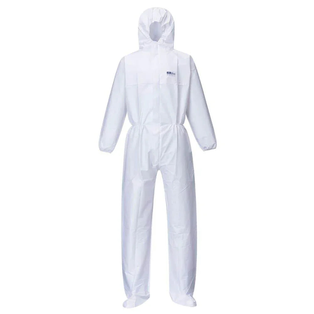 Portwest ST41 BizTex Microporous Coverall with Boot Covers Type 5/6