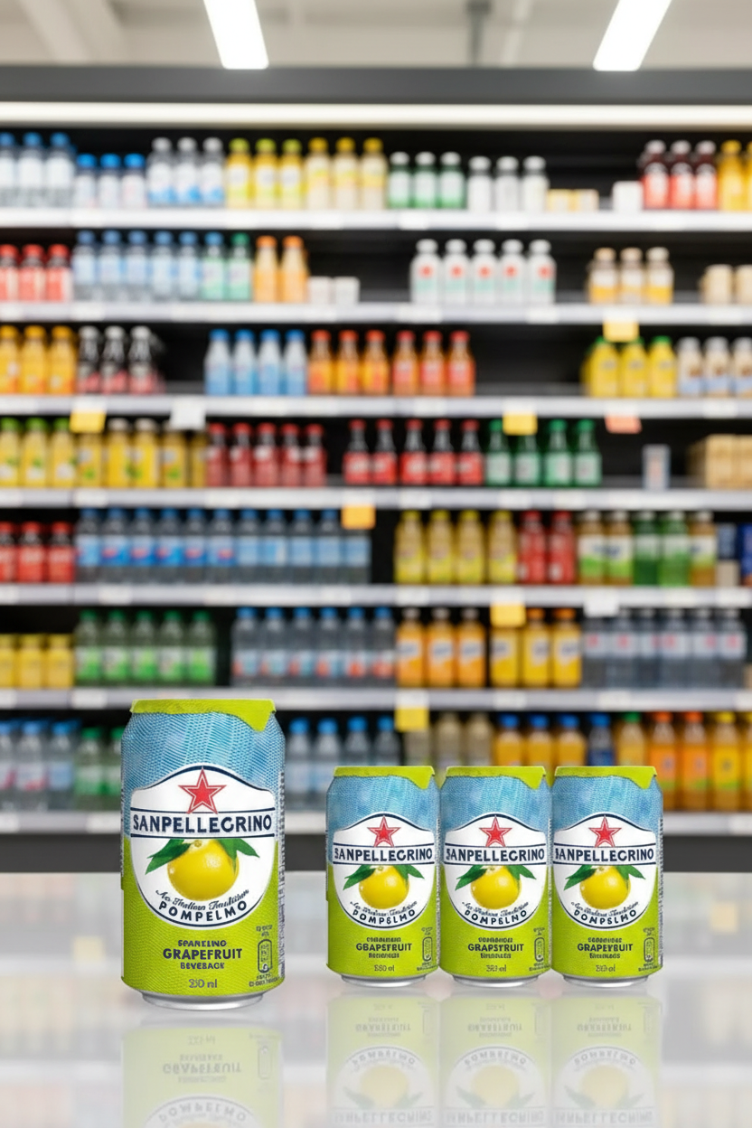 4 x San Pellegrino Pompelmo 6X330Ml