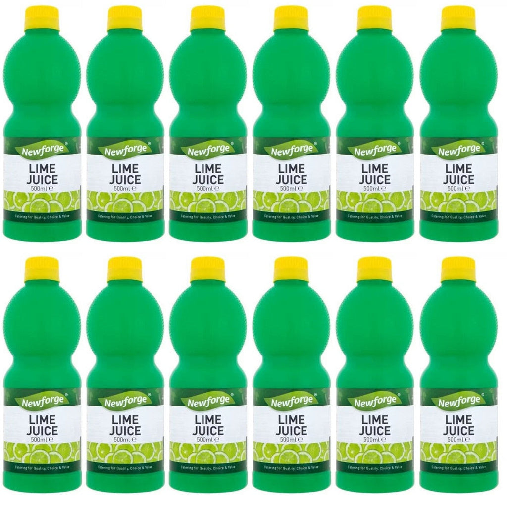 12 x Newforge Lime Juice 500Ml