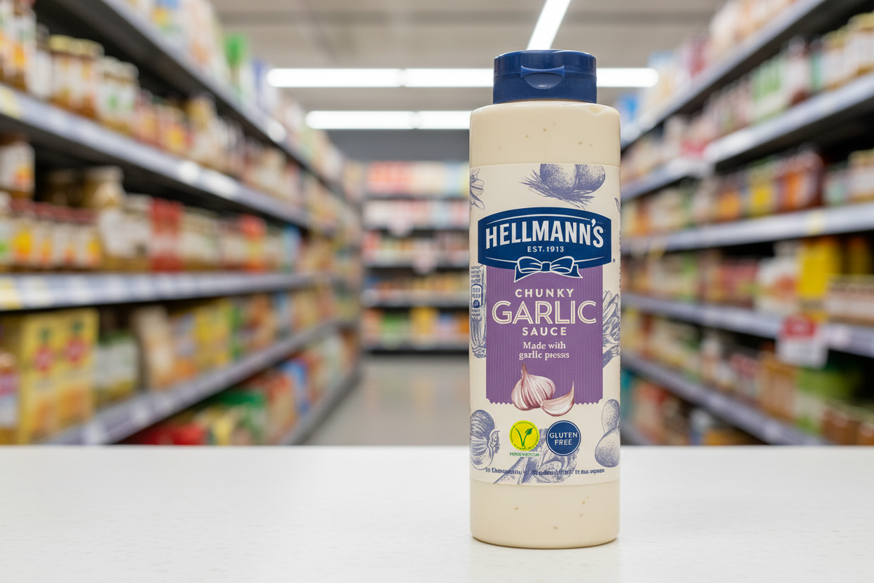 Hellmann's Chunky Garlic Sauce 850Ml (858G)