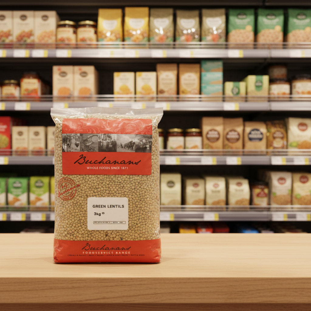 Buchanans Green Lentils 3Kg