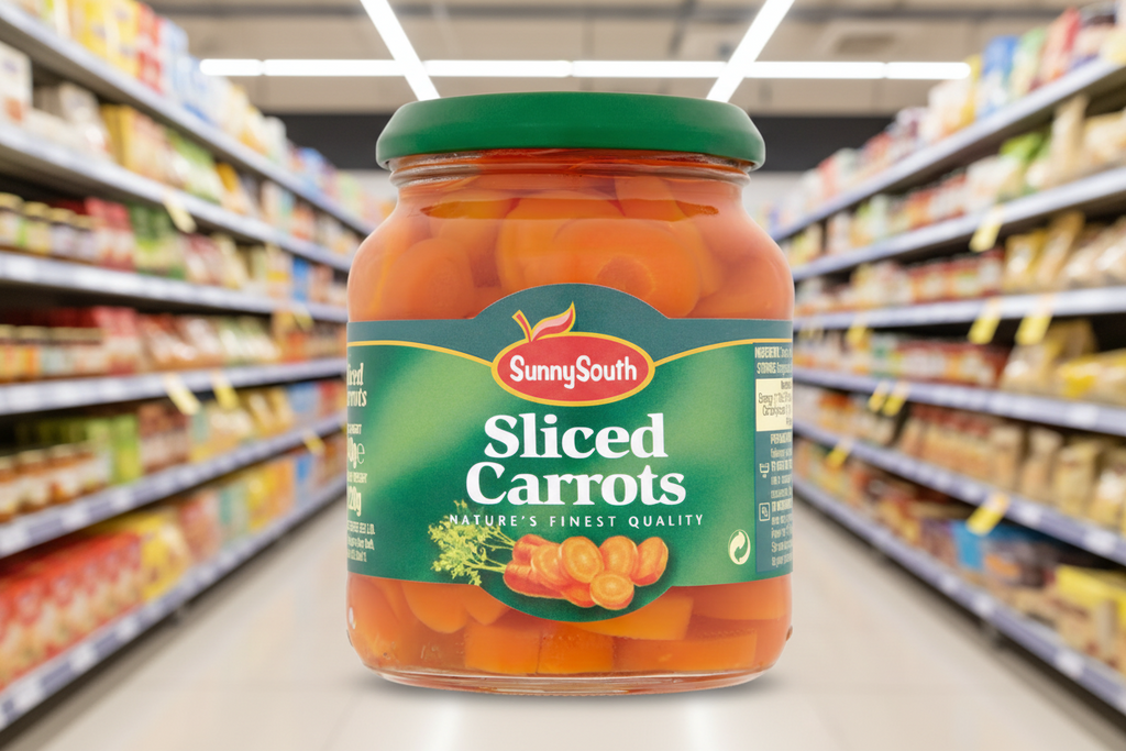 12 x Sunny South Sliced Carrots 340G