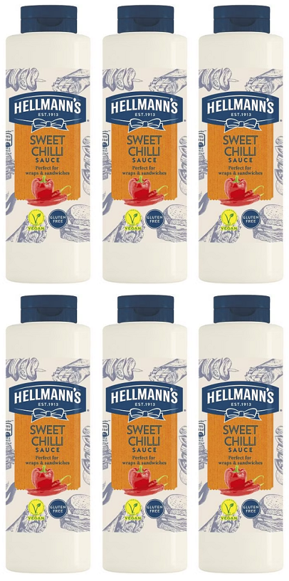 6 x Hellmann's Sweet Chilli Sauce 850Ml