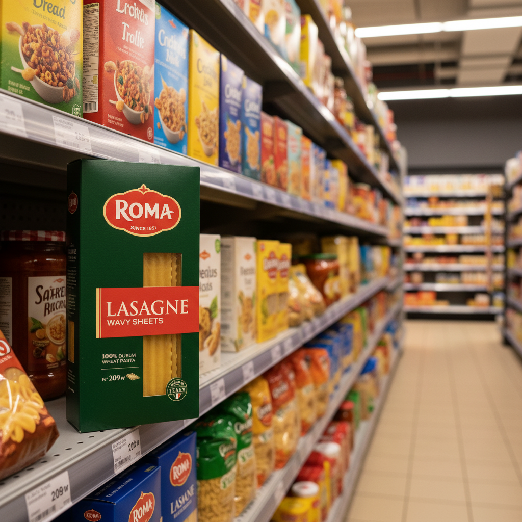 12 x Roma Lasagne Wavy Sheets No 209W 375G