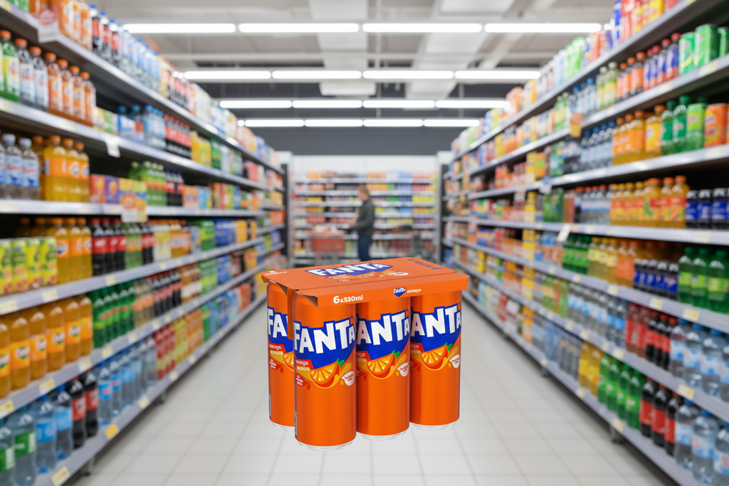 4 x Fanta Orange 6 X 330Ml
