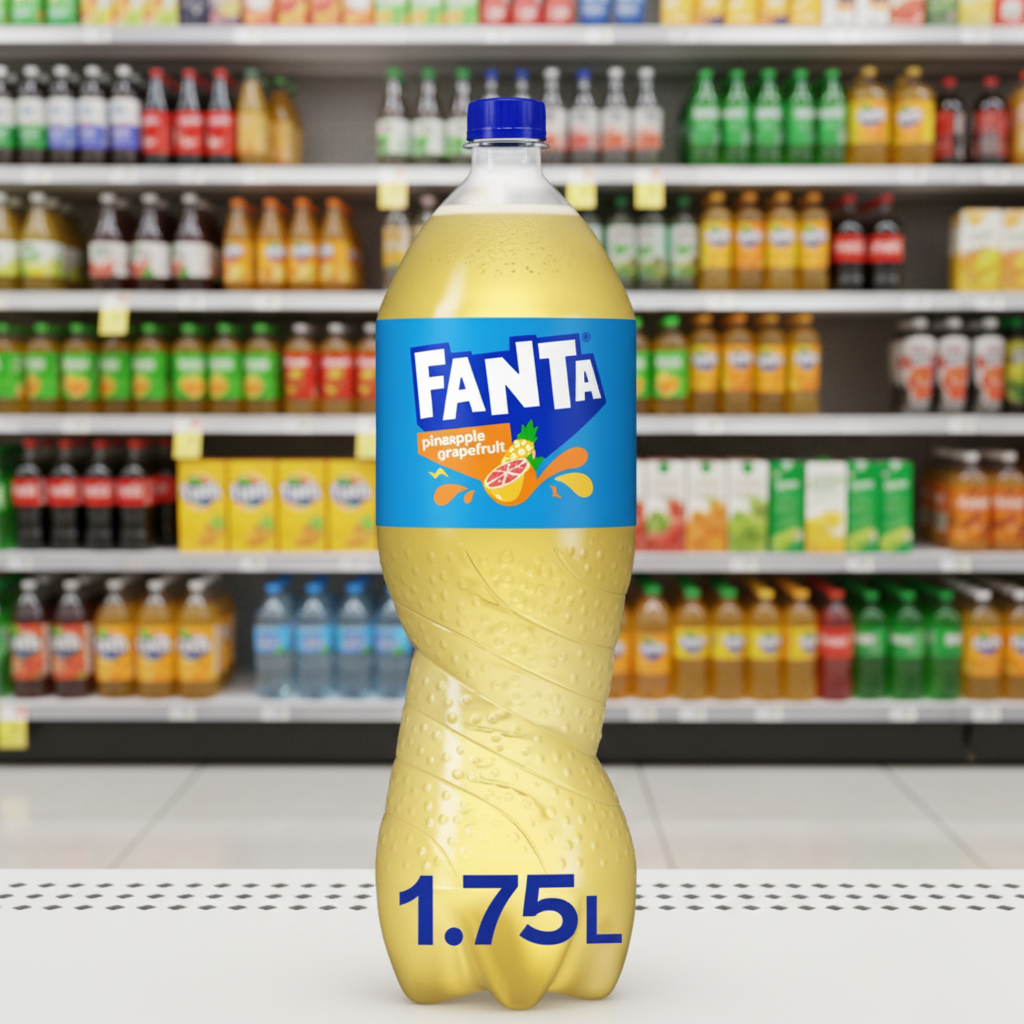 8 x Fanta Pineapple Grapefruit 1.75L