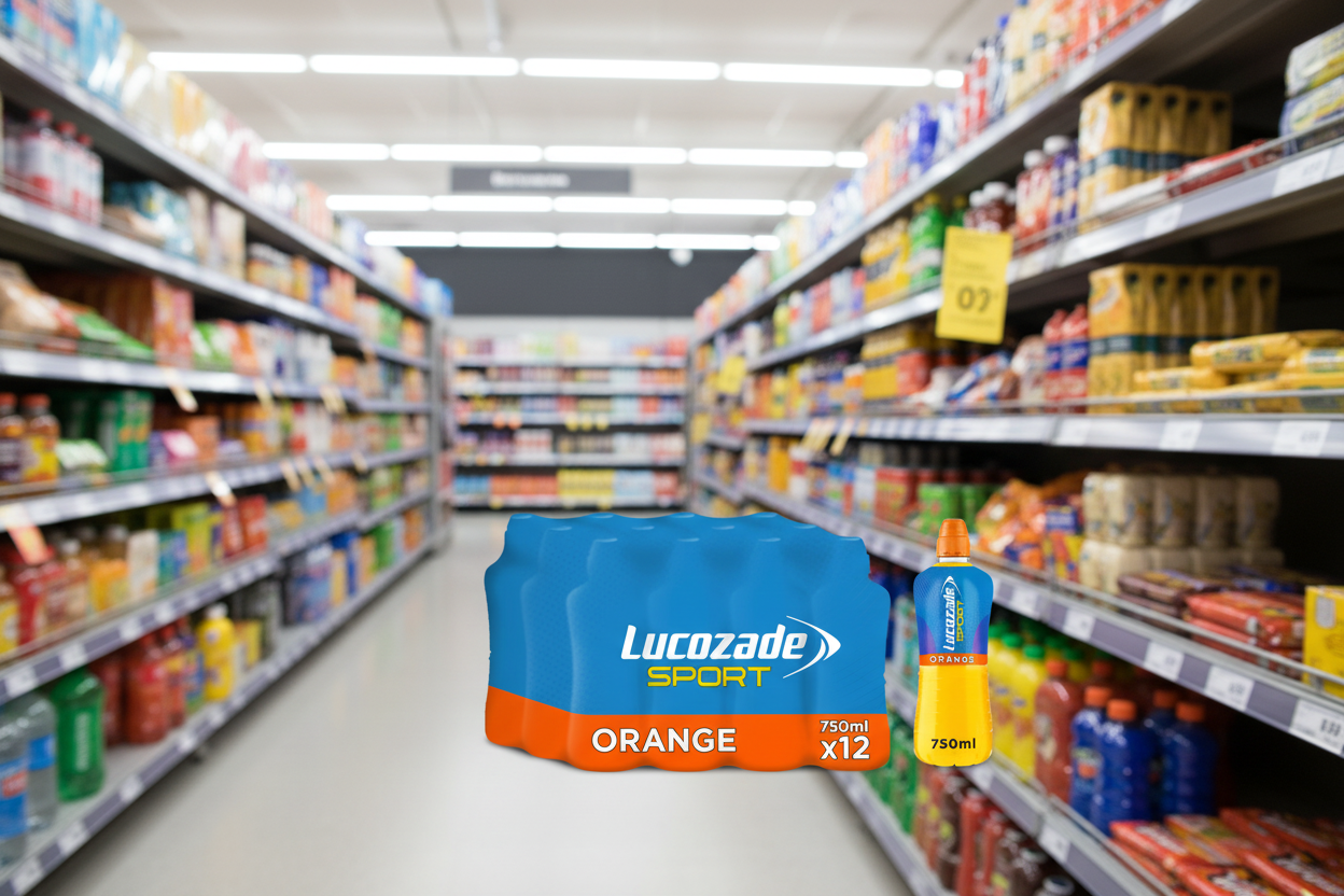 12 x Lucozade Sport Drink Orange 750Ml