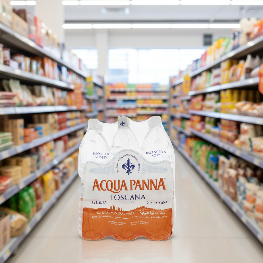 4 x Acqua Panna Tuscany Natural Mineral Water 6 X 250Ml (1.5L)
