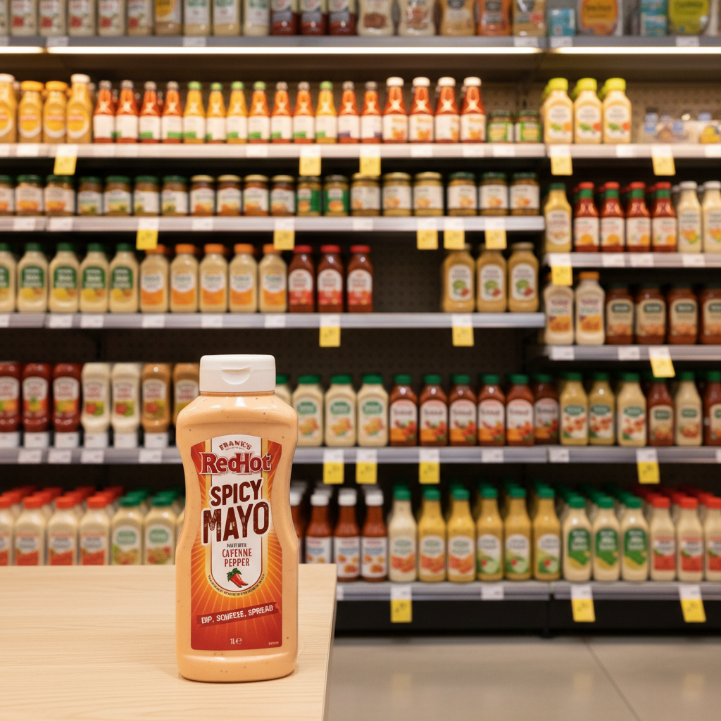 6 x Franks Redhot Spicy Mayo 1L