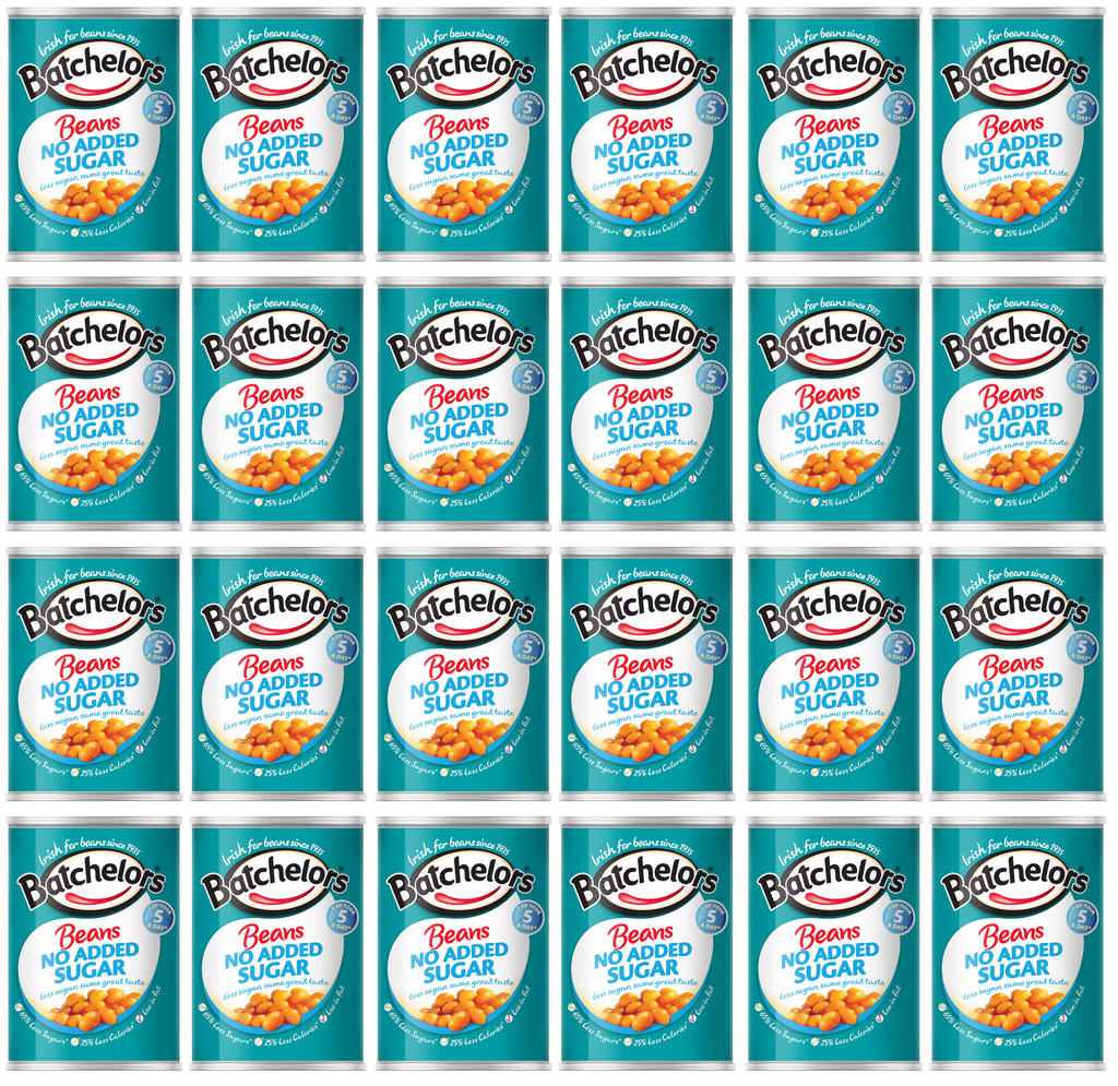 24 x Batchelors Beans No Added Sugar 420G