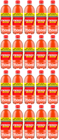 20 x Energise Energy Orange Bottle 750Ml