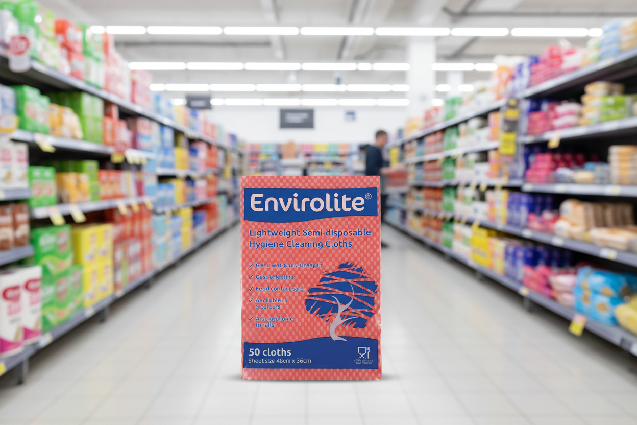 Envirolite Red Cloth 50Pk