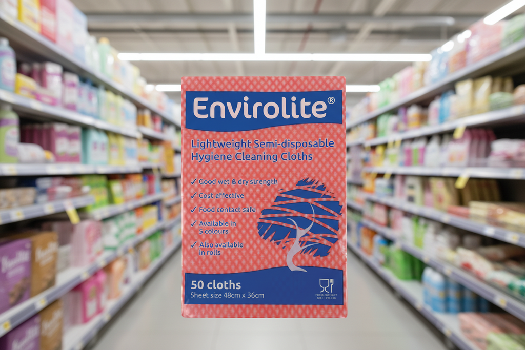 Envirolite Red Cloth 50Pk