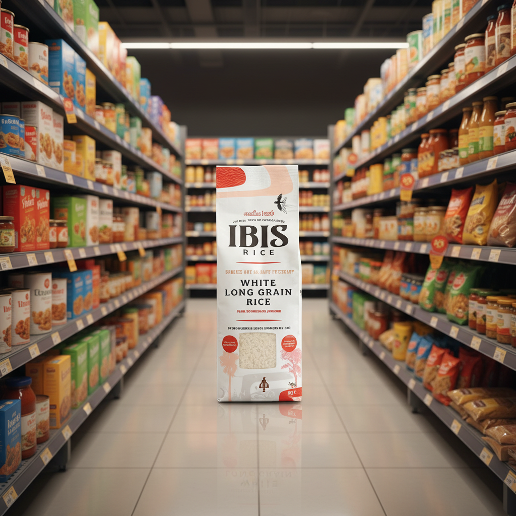 Ibis White Jasmine Long Grain Rice - 1kg