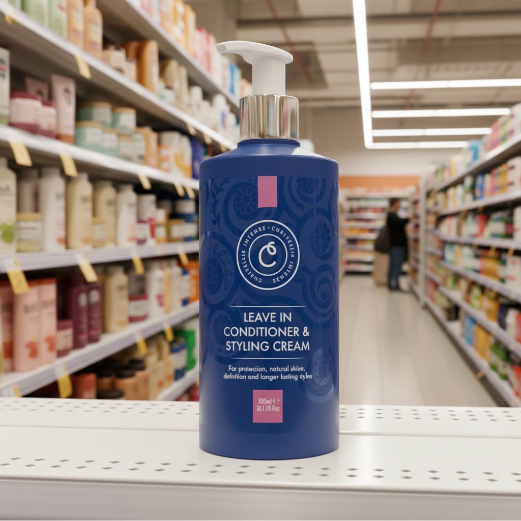 Curlyellie Leave In Cond + Styling Cream - 300ml