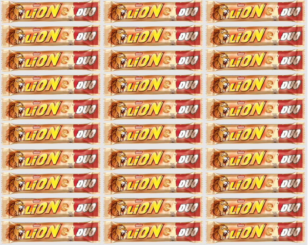 30 x Lion White Chocolate Duo Bar - 30GM