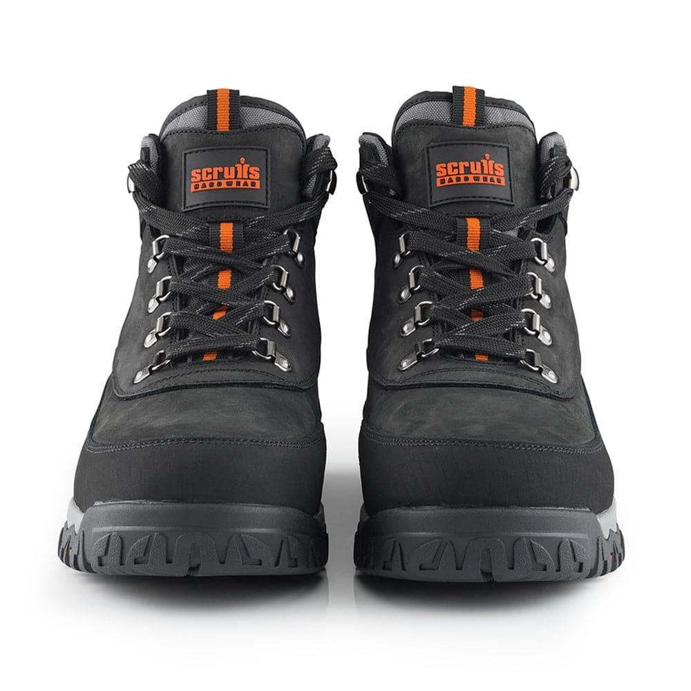Scruffs Scarfell Black Leather Safety Work Boot S1P SRA