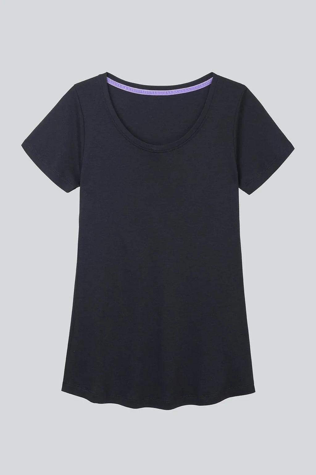 Scoop Neck Cotton Modal T-Shirt