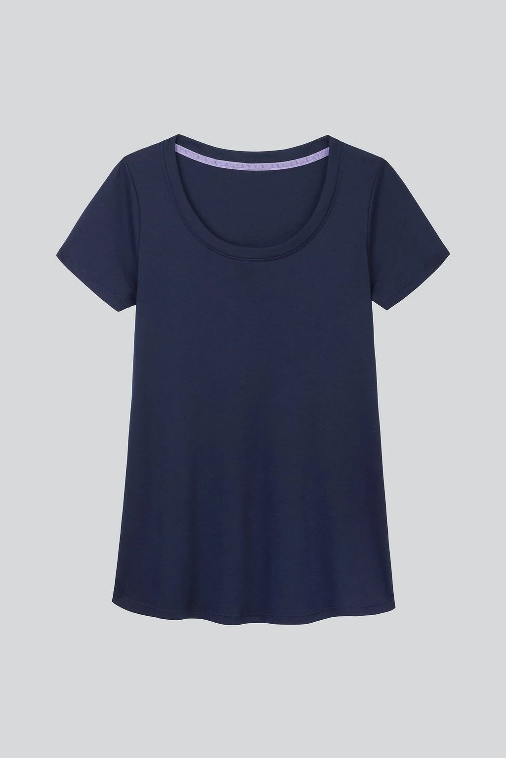 Scoop Neck Cotton Modal T-Shirt