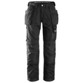 Snickers 3211 Craftsmen Holster Pocket Trousers, CoolTwill Black Waist 28" - Leg 32" - Snickers Size: 42