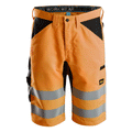 Snickers 6132 LiteWork Hi-Vis Shorts+ Class 1 Hi-Vis Orange/Black, 38" Waist-Snickers 54