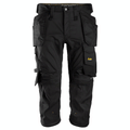 Snickers 6142 AllroundWork, Stretch Kneepad Holster Pockets Pirate Trousers Black Snickers Size 50 (35" Waist)