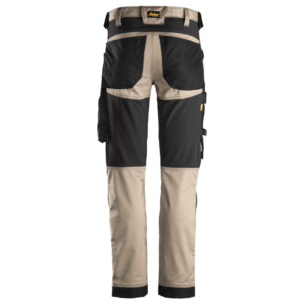Snickers 6341 AllroundWork Stretch Kneepad Trousers Khaki 33" Waist, 35" Leg -  Snickers Size 148