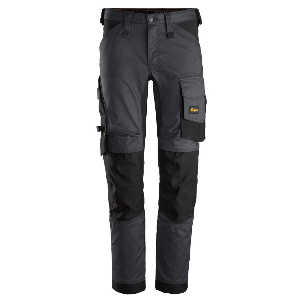 Snickers 6341 AllroundWork Stretch Kneepad Trousers Steel Grey Snickers 158 (41" Waist, 35" Leg)