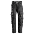 Snickers 6903 FlexiWork Stretch Kneepad Work Trousers Black, 41" Waist 30" Leg-Snickers 116