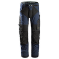 Snickers 6903 FlexiWork Stretch Kneepad Work Trousers Navy Blue Snickers 150 (35" Waist, 35" Leg)
