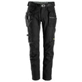 Snickers 6972  FlexiWork, Work Trousers+ Detachable Holster Pockets Black 38" Waist - 37" Leg