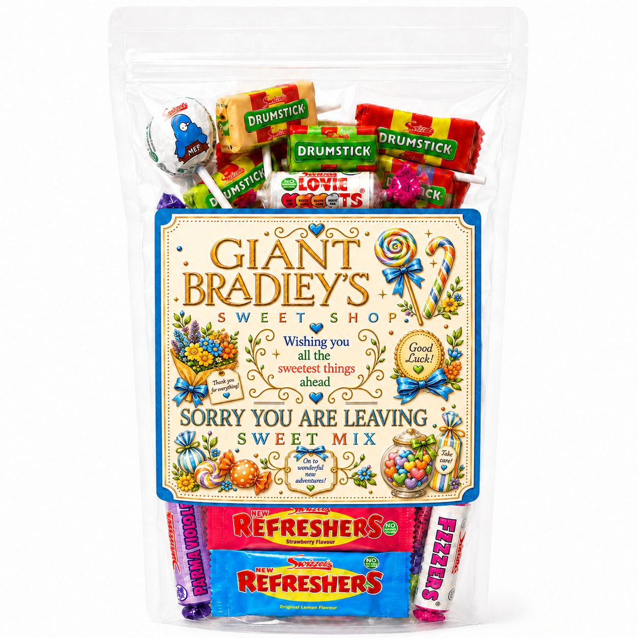 Sorry You Are Leaving Sweets Pouch Perfect for Parties & Corporate Events