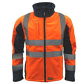 Standsafe HV018 Hi-Vis Work Softshell Jacket Bundle Inc Logo - 10 Items