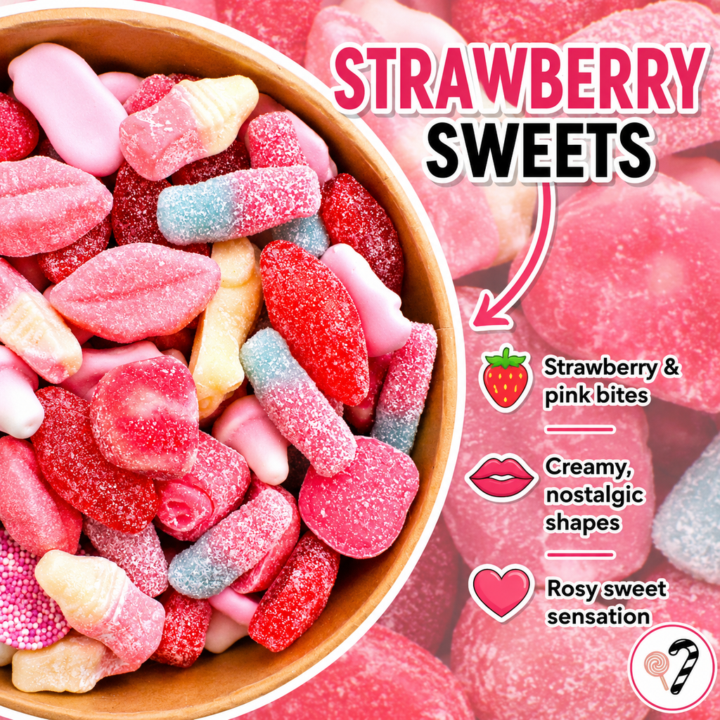 Strawberry Candy Salad Bowl 700g