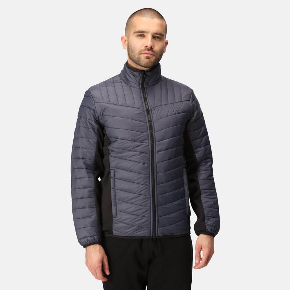 Regatta TRA529 Tourer Hybrid Water Resistant Jacket Seal Grey/Black 3XL