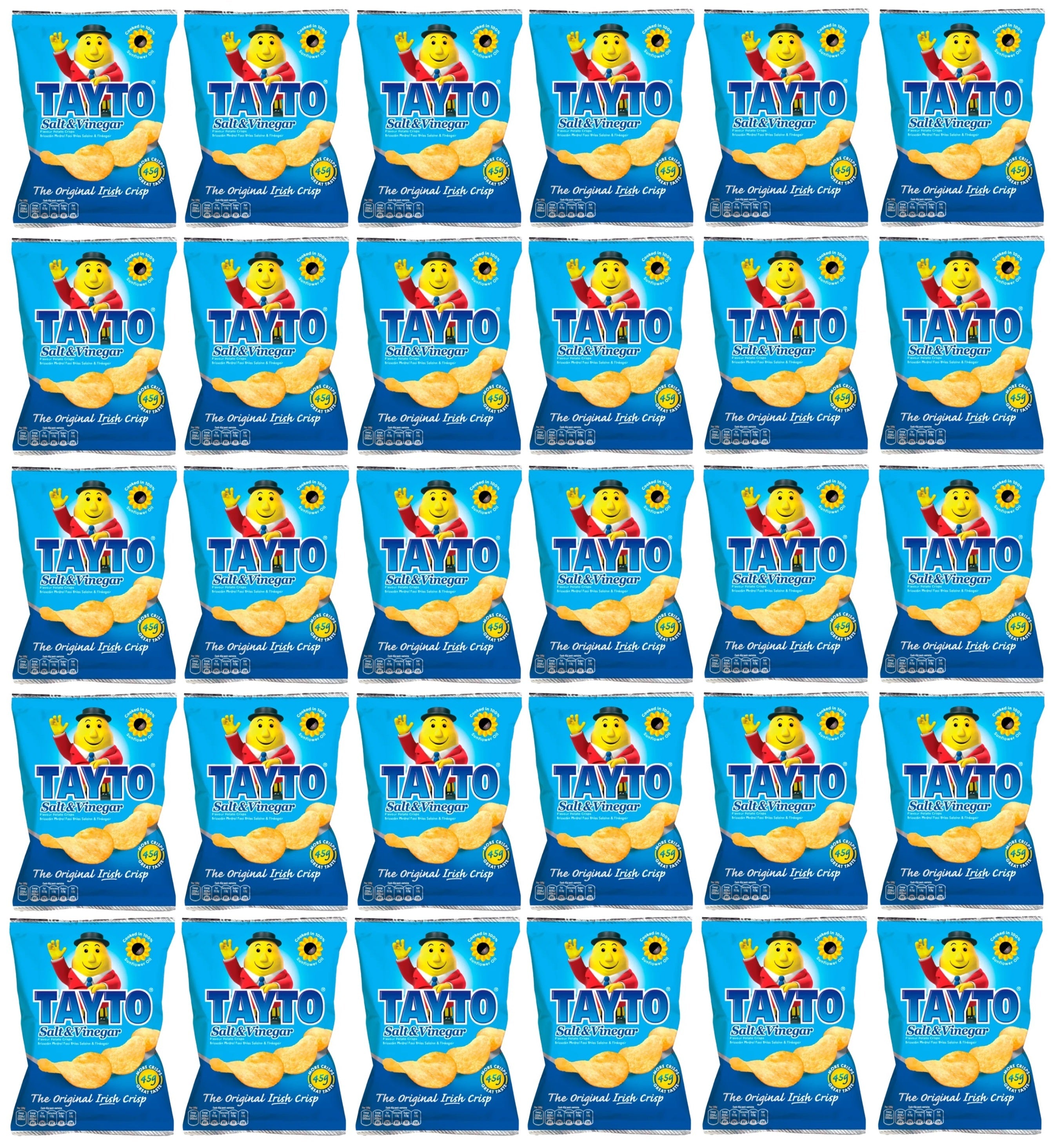 30 x Tayto Salt & Vinegar 35g