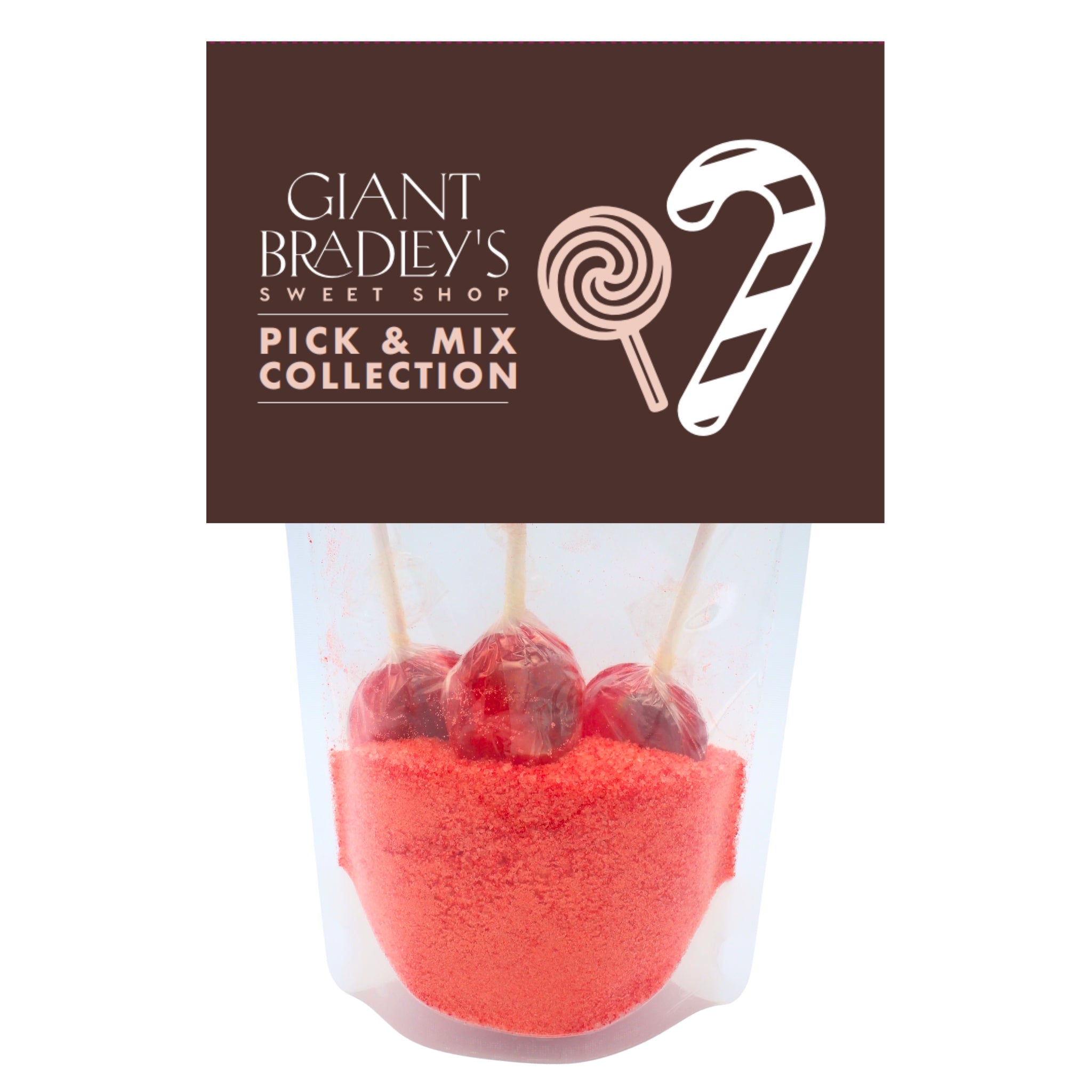 Traffic Light & Raspberry Dip n' Lick Crystal Lollies