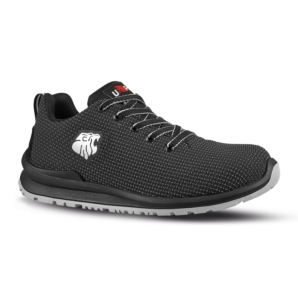 U-Power James S3 SRC Water Resistant Safety Toe Cap Trainer Shoe Black / UK 6 / EU 39