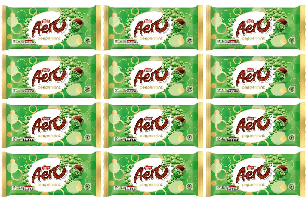 12 x Aero Peppermint Block - 295GM