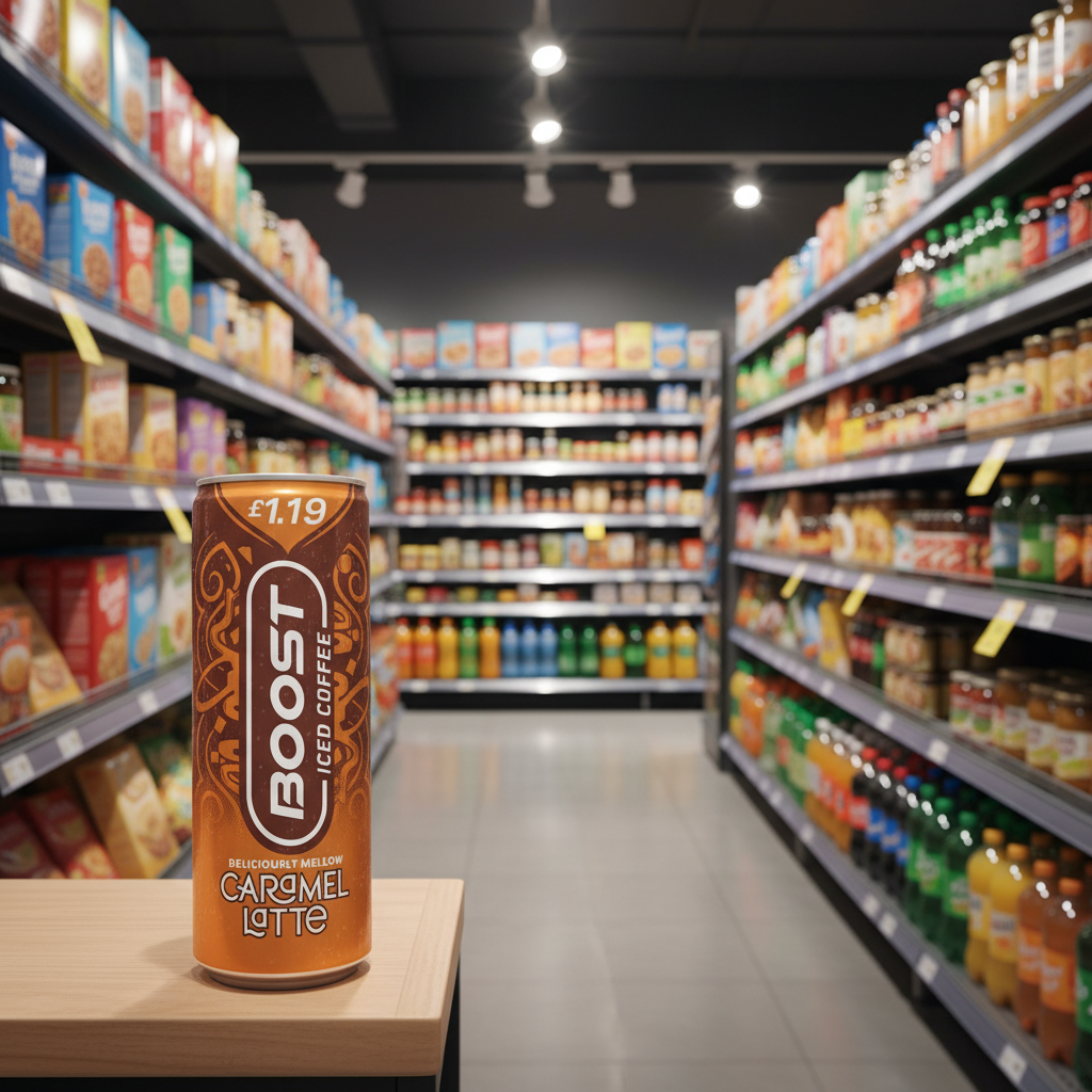 12 x Boost Iced Coffee Caramel Latte  250Ml